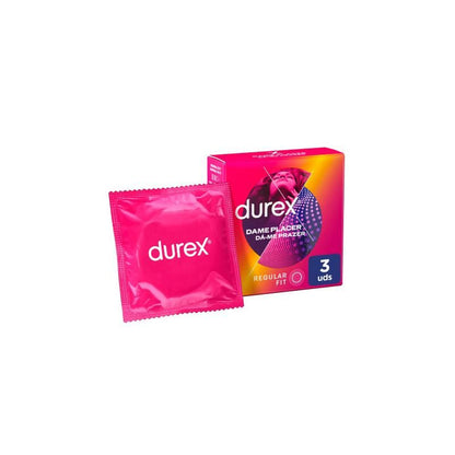 Durex Dame Placer 凸點環紋保險套｜36mm｜3片裝