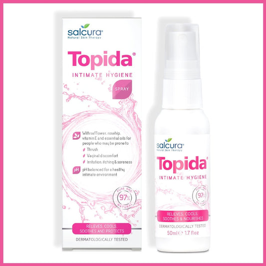 Salcura｜Topida 草本私密護潔噴霧｜平衡pH舒緩不適 - 50ml