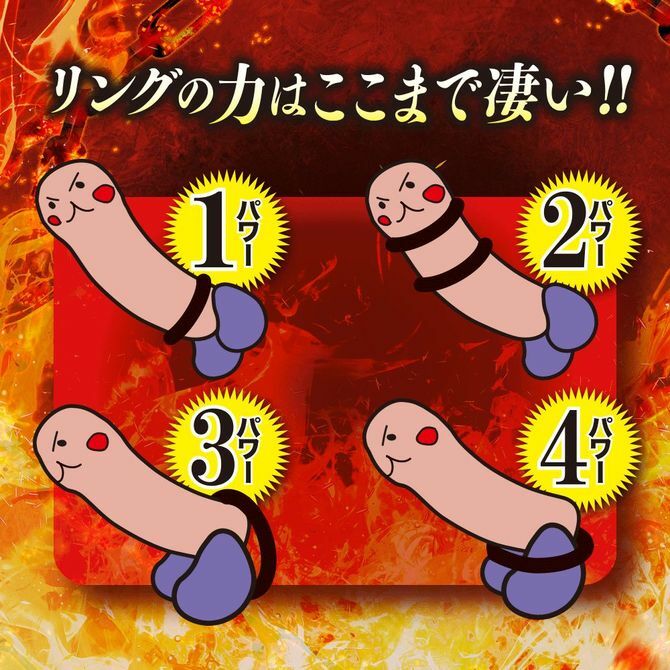 TIS 鐵男力量之戒｜磨砂矽膠陰莖環三件套