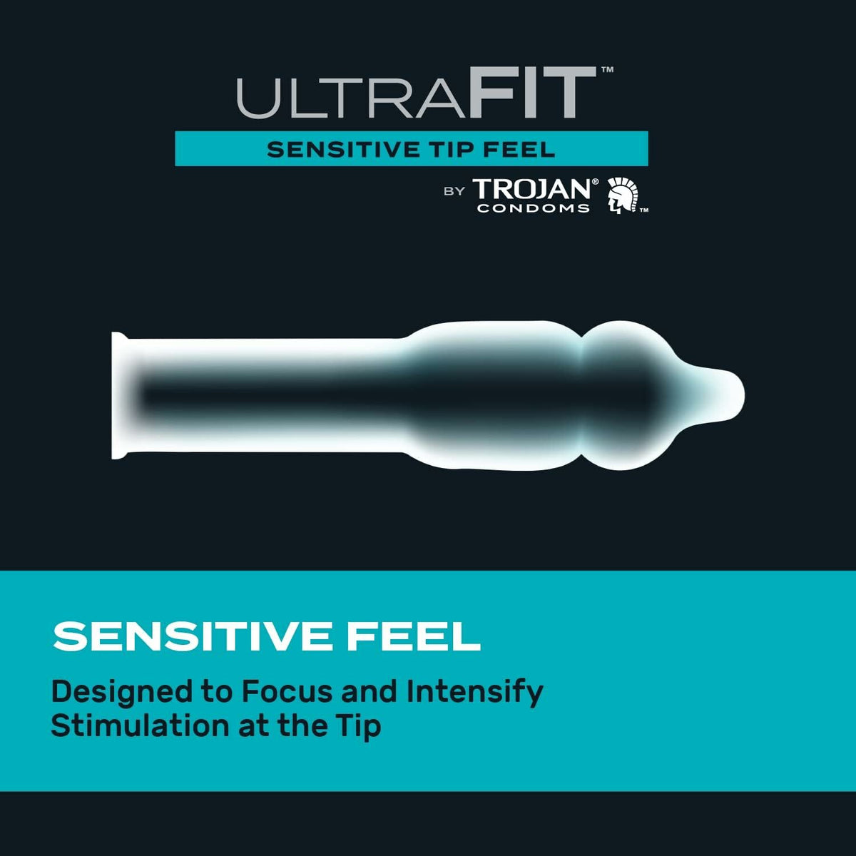 Trojan 戰神 Ultra Fit Sensitive Tip Feel 頭部敏感型安全套 - 10片裝