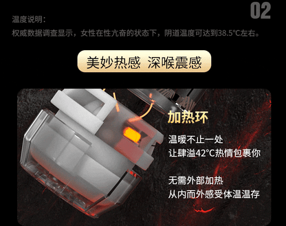 Svakom｜Zemalia時空戰艦｜加熱伸縮旋轉震動飛機杯