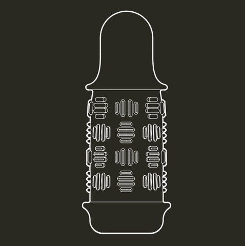 The Handy｜Stamina 低敏感光滑貫通式飛機膠套 Flow｜96mm