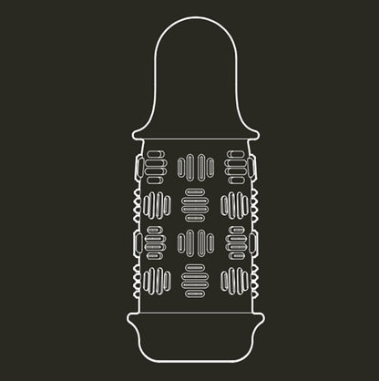 The Handy｜Stamina 低敏感光滑貫通式飛機膠套 Flow｜96mm