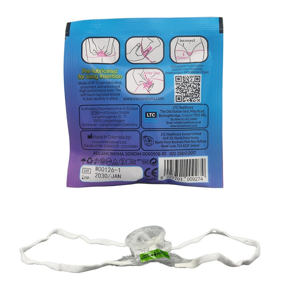 EXS 非乳膠內置式安全套 1片裝