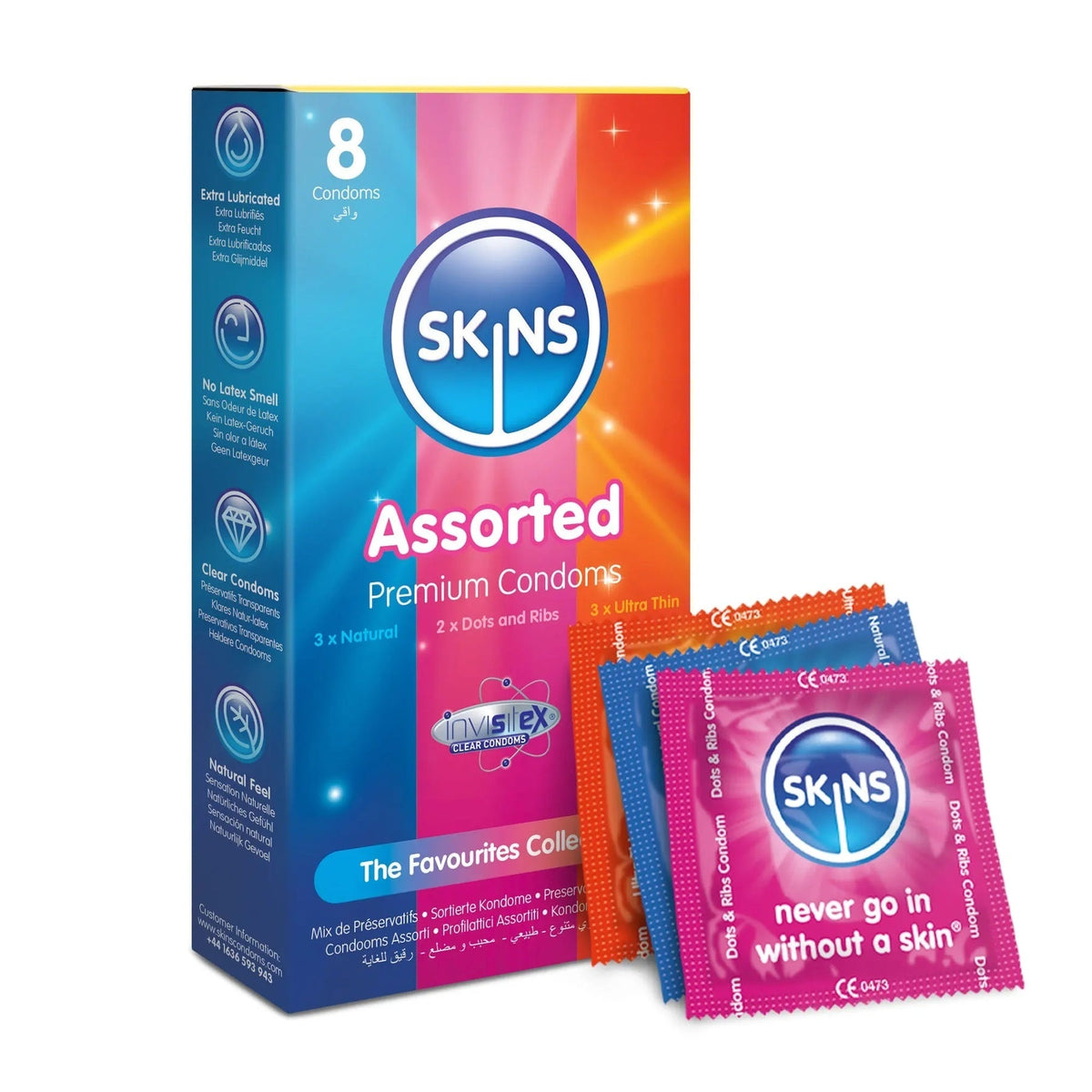 Skins Assorted 雜錦安全套 8片裝