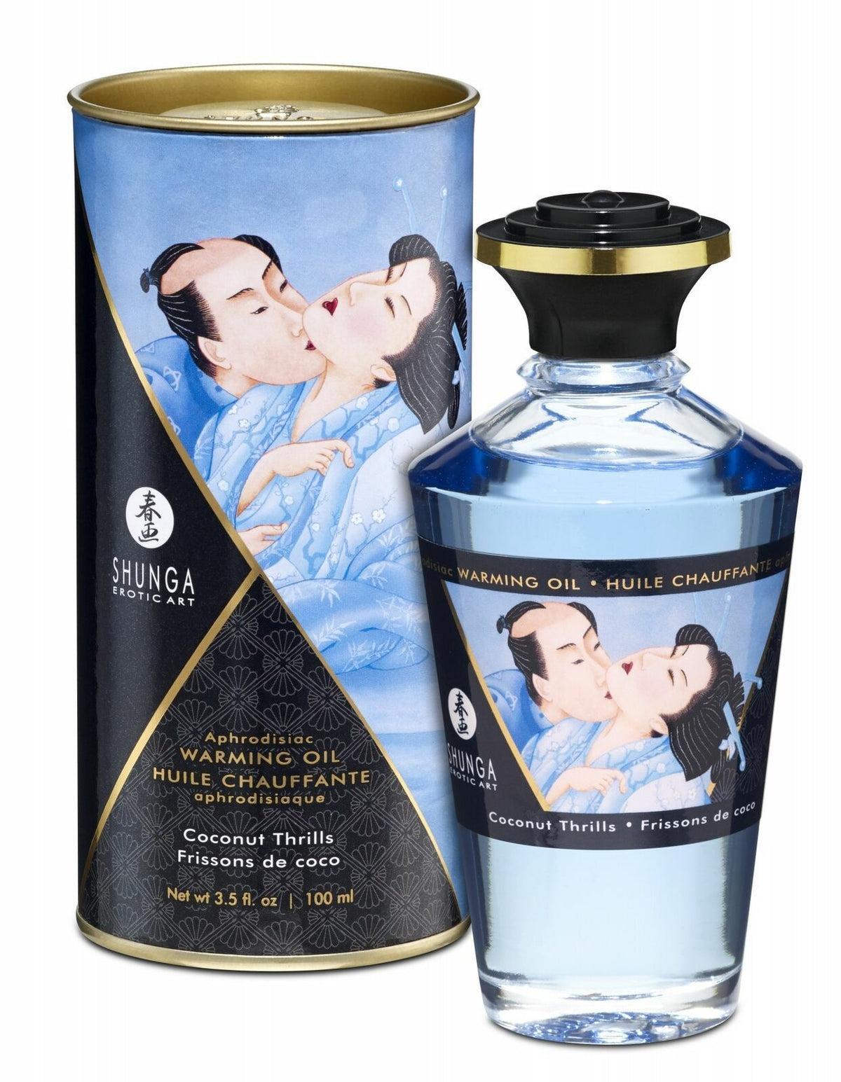 Shunga 春畫｜Aphrodisiac 溫感可食用前戲按摩油 - 100ml