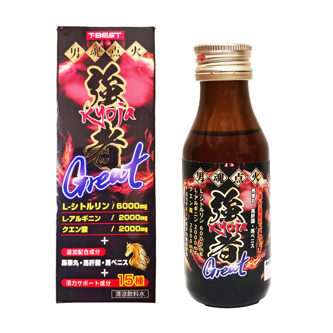 T-Best 強者Great 男性機能能量飲料｜瓜氨酸6000mg - 100ml