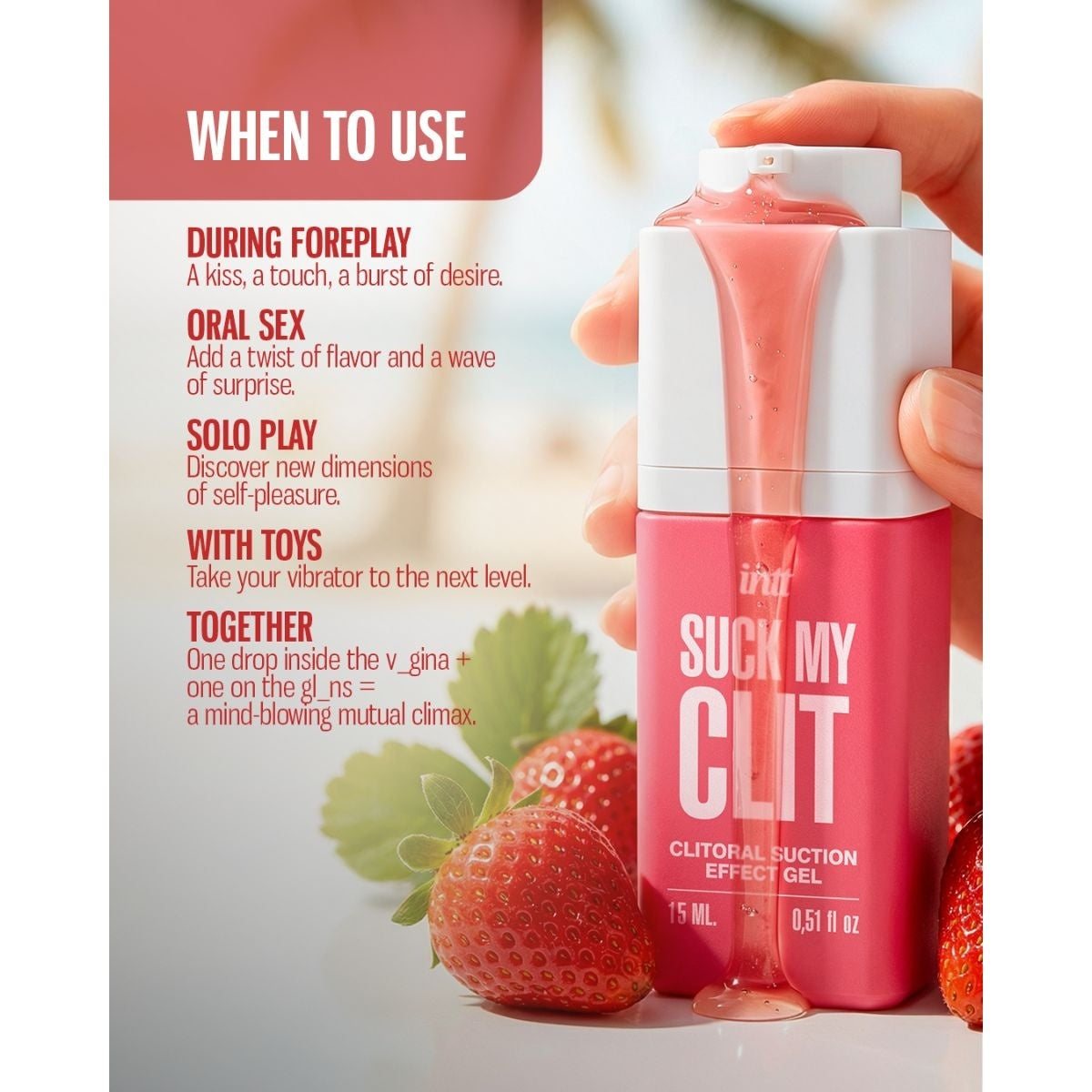 INTT Suck My Clit 野草莓感官提升液 15ml