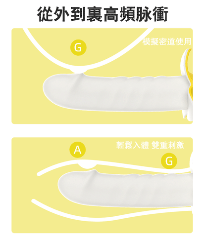 歪歪馬 YY HORSE 大香蕉抽動式震動棒｜IPX7防水｜197mm