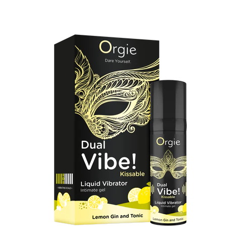 Orgie Dual Vibe 檸檬琴湯尼味｜酥麻震感親密凝膠 15ml