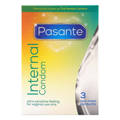 Pasante 非乳膠女士內置式安全套｜3片