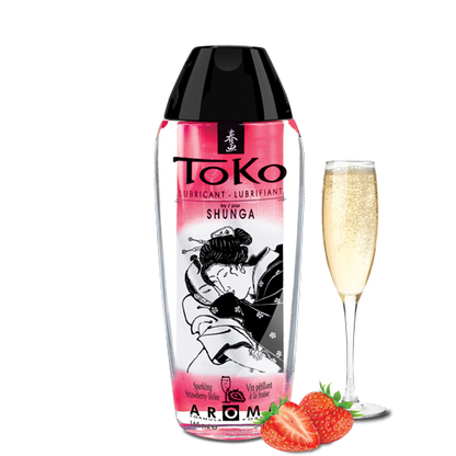 TOKO 水果味（草莓）水溶性人體潤滑劑 (安全套適用) 200ml