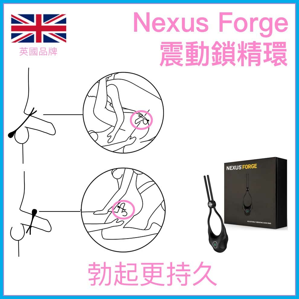 Nexus Forge 可調節震動鎖精持久環