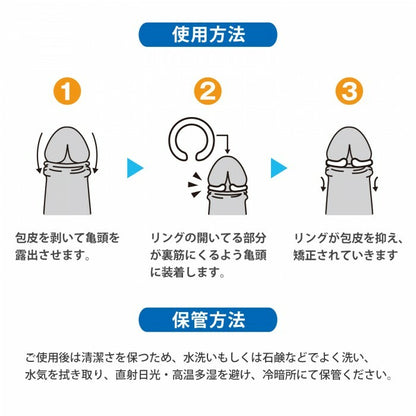 SSI｜柔軟可調包皮矯正環｜M碼 22mm