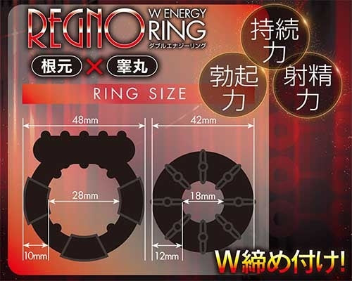 A-ONE｜W Energy 彈力雙環鎖精持久環