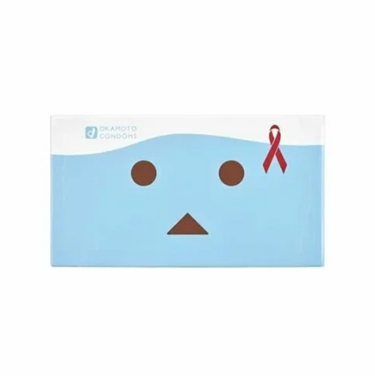 岡本 Okamoto Danboard Rich Lube 可愛紙箱人特潤安全套 / 33mm / 12片