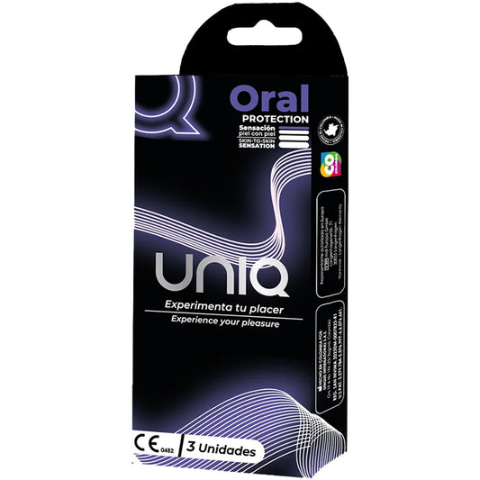 UNIQ Oral Love 無乳膠口交防護膜｜超薄0.01mm｜3片
