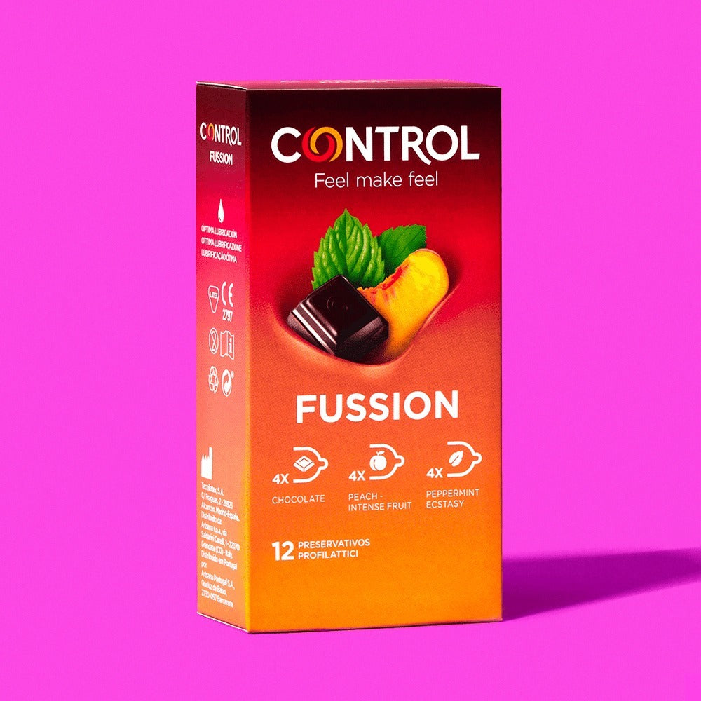 Control Fussion 雜錦香味乳膠安全套｜34mm｜12片