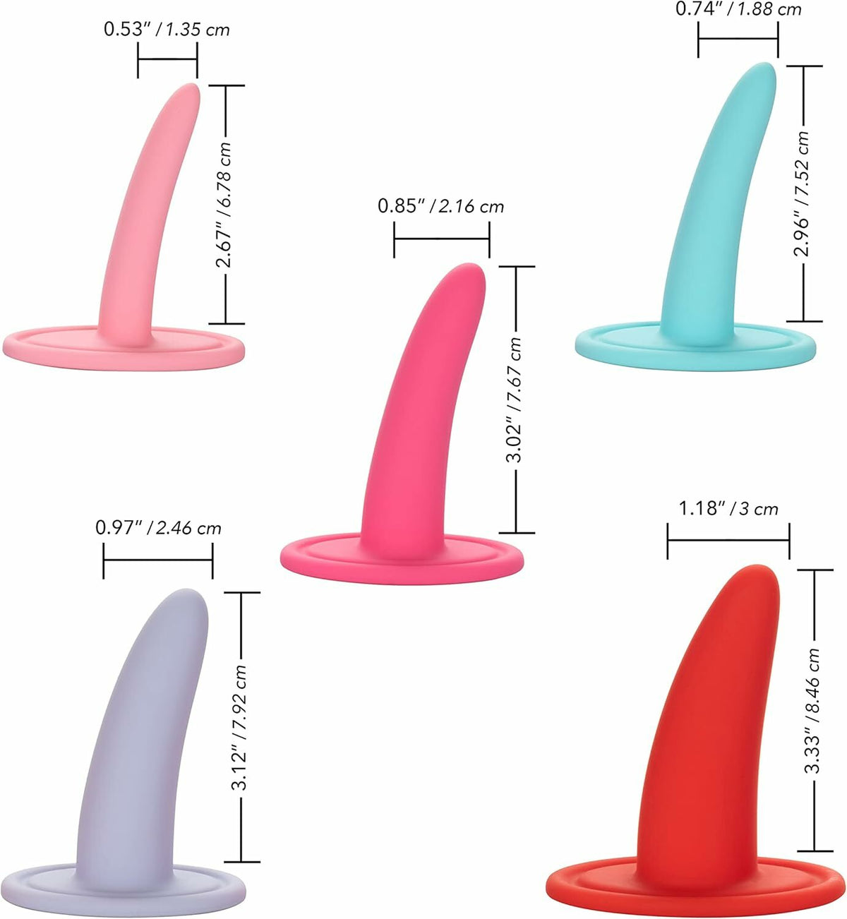CalExotics She-ology 漸進式陰道擴張器五件套