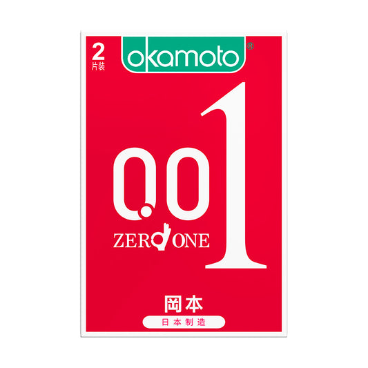 岡本 0.01mm 水性聚氨酯超潤滑PU保險套 2片裝