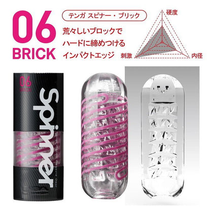 Tenga Spinner 自動迴旋吸啜飛機膠｜7款