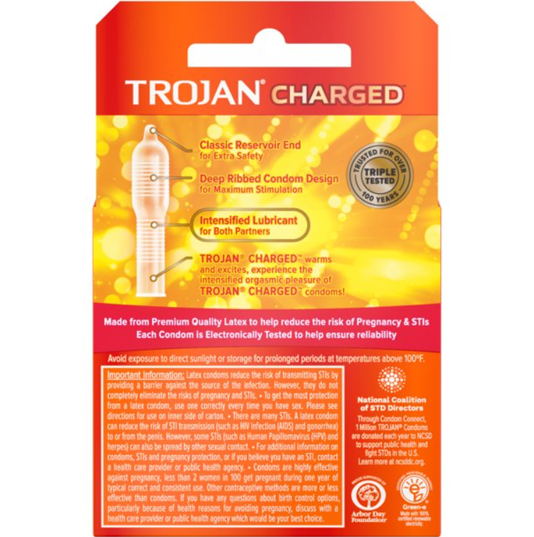 戰神 Trojan Ultra Ribbed 多重橫紋潤滑安全套 / 3片裝