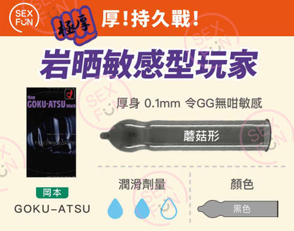 岡本 New Goku-Atsu 加厚持久型安全套