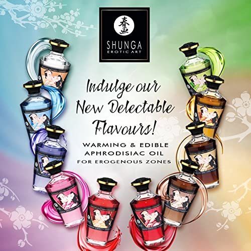 Shunga 春畫｜Aphrodisiac 溫感可食用前戲按摩油 - 100ml
