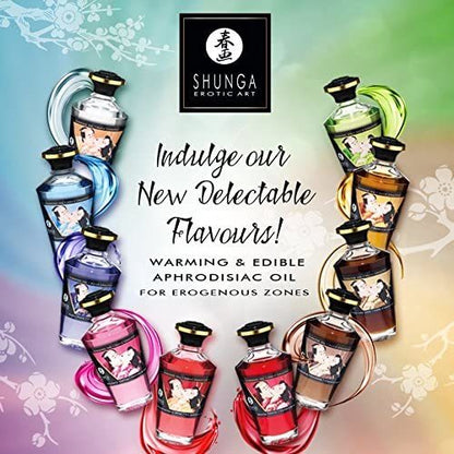 Shunga 春畫｜Aphrodisiac 溫感可食用前戲按摩油 - 100ml