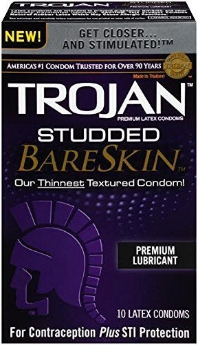 美國戰神 Trojan Magnum BareSkin 激薄大碼安全套 / 37.0mm / 10片裝
