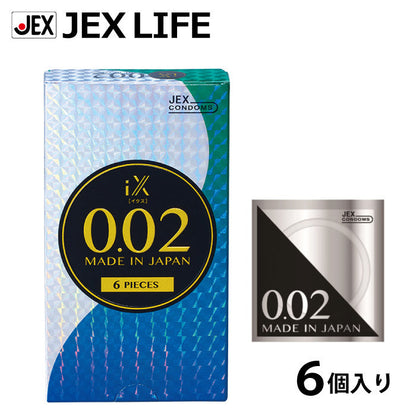 JEX 捷古斯 iX 0.02mm 聚氨酯安全套 / 36mm / 6片裝