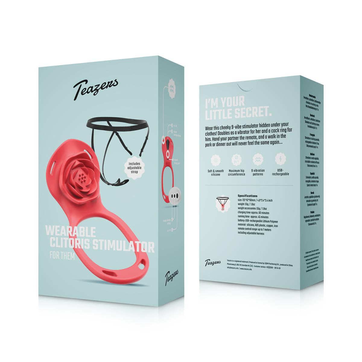 Teazers｜穿戴式陰蒂震動器｜可調遙控