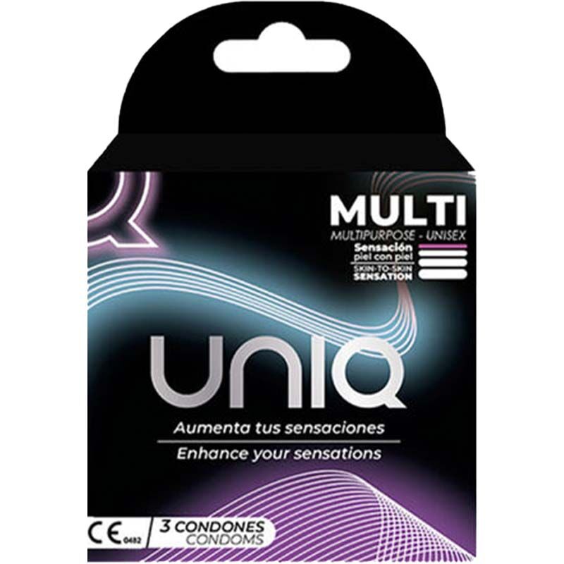 UNIQ Multi 非乳膠男女套 38mm 3片裝