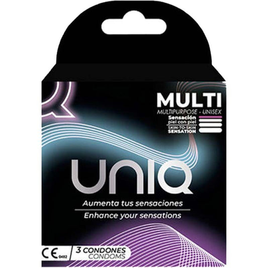 UNIQ Multi 非乳膠男女套 38mm 3片裝