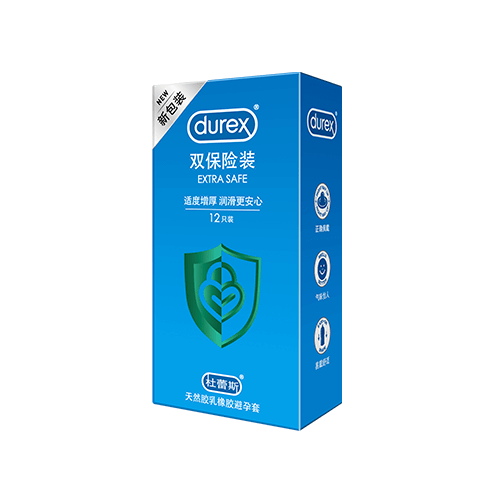 杜蕾斯 Extra Safe 增厚持久雙保險安全套｜12片