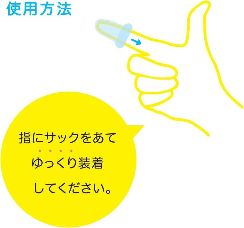 Fuji Latex Ubicon 手指專用乳膠衛生套｜透明｜6片裝