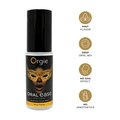 Orgie｜Oral Ease 薄荷深喉噴霧｜15ml