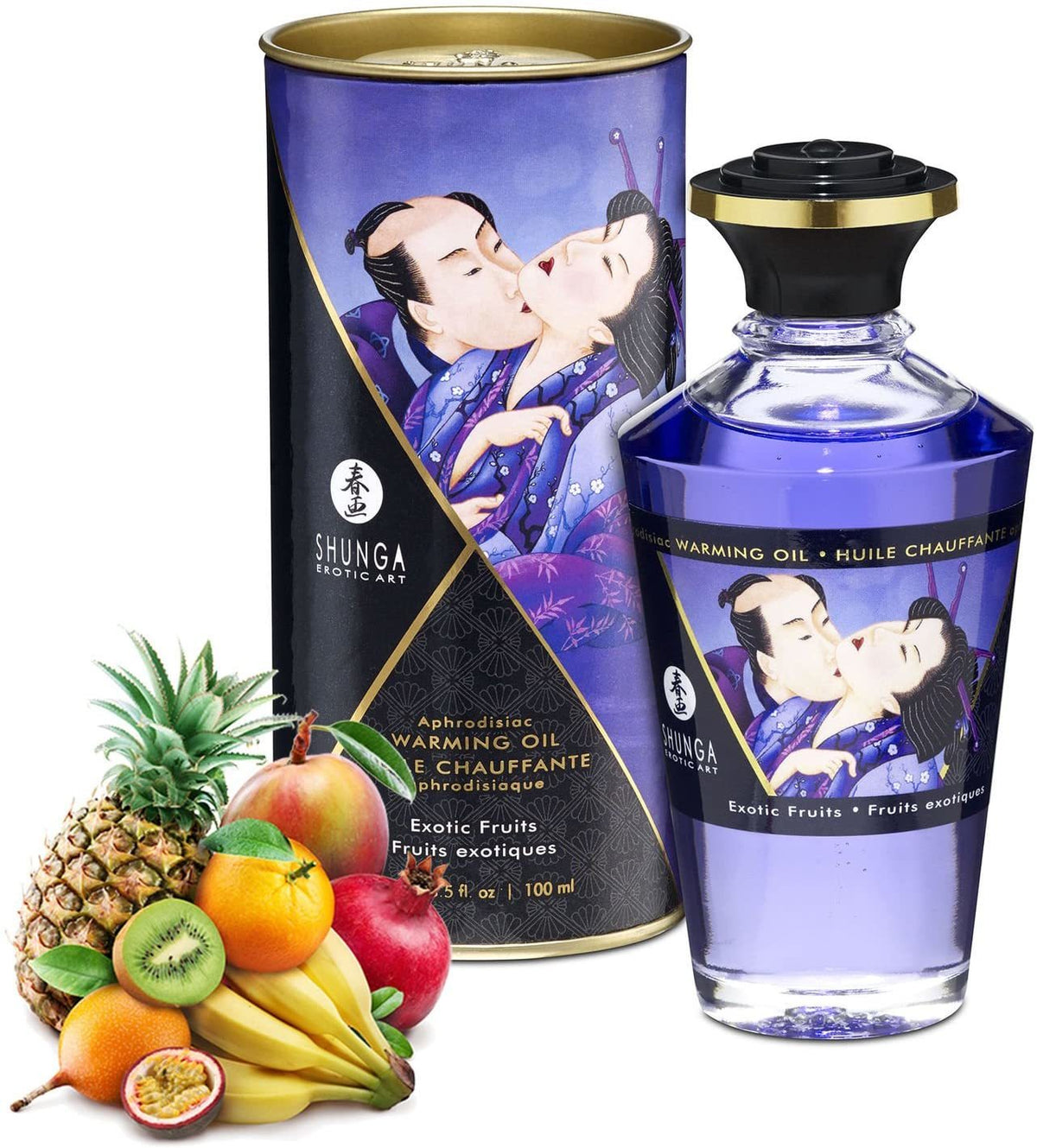 Shunga 春畫｜Aphrodisiac 溫感可食用前戲按摩油 - 100ml