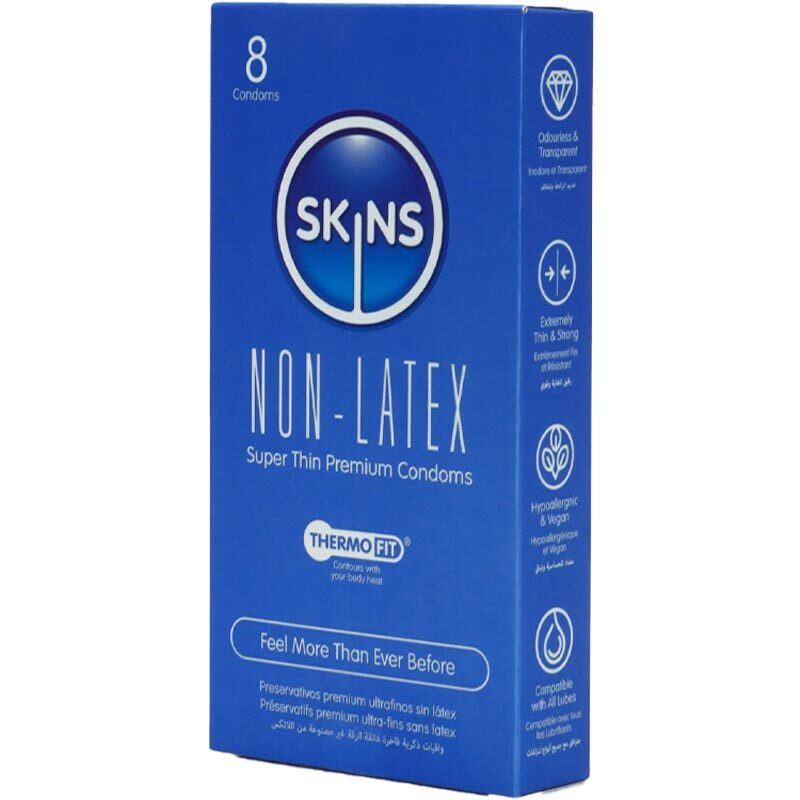 Skins Non-Latex 非乳膠超薄安全套｜36mm｜8片