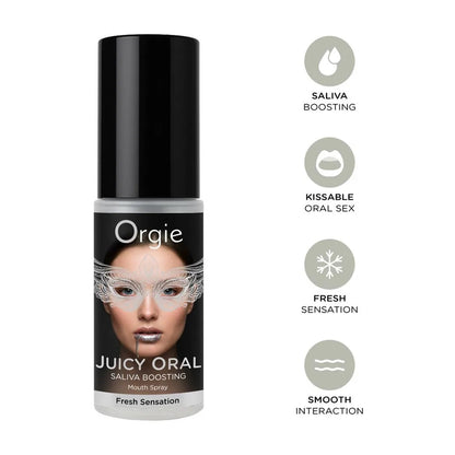 Orgie｜Juicy Oral 口交唾液提升薄荷噴霧 - 15ml