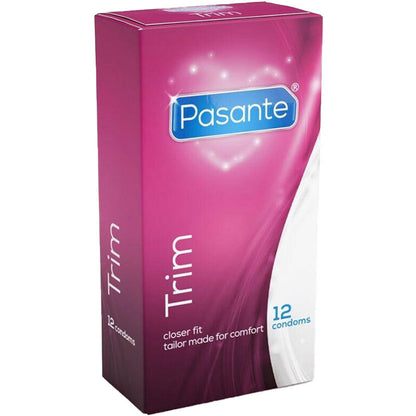 Pasante Trim 緊貼乳膠安全套｜31mm｜12片