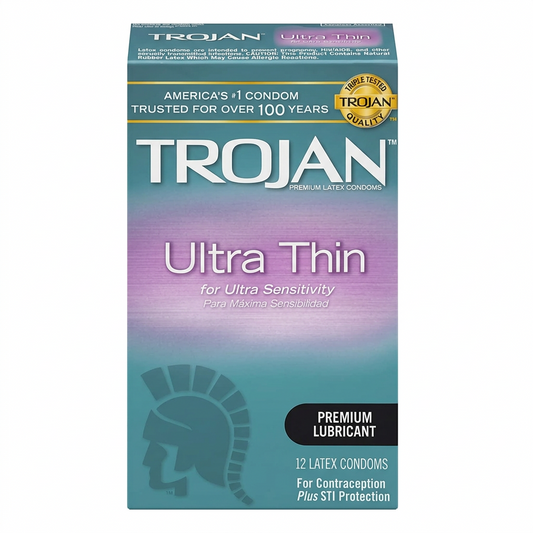 Trojan 戰神 Ultra Thin 超薄潤滑安全套 / 34mm / 12片裝